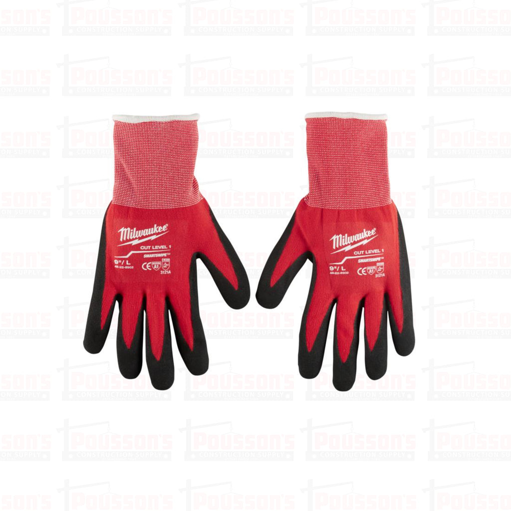 Milwaukee Cut Level Nitrile Dipped Gloves Large (12 Pack) –  poussonsconstructionsupply